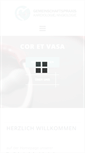 Mobile Screenshot of cor-et-vasa.de